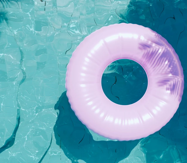Pink Float in Blue Pool